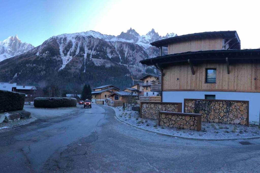 Chic Appart 6 Pers Dans Residence Luxueuse "La Cordee" Wellness Gym Piscine Ouvert Et Teletravail Chamonix Luaran gambar